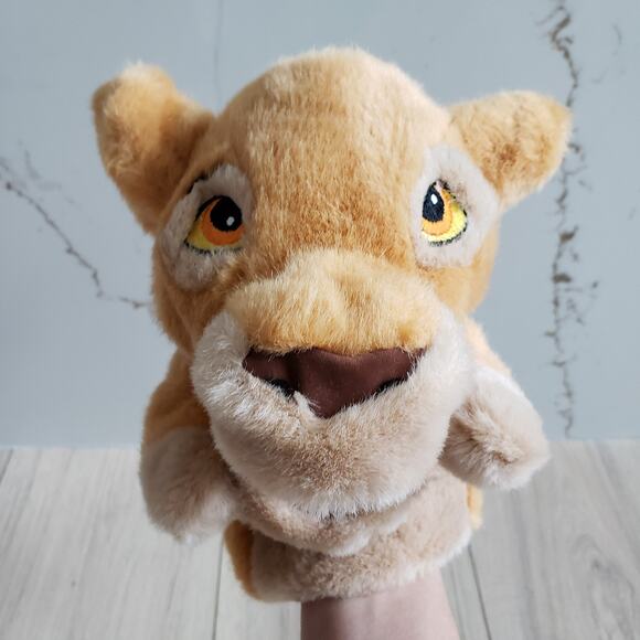 Disney Store Lion King Kiara Hand Puppet 10" Plush Toy Vintage USA Theme Park - Picture 1 of 12